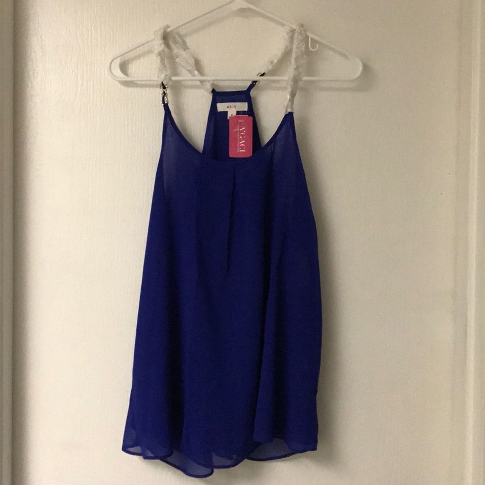 Sheer Blue Top